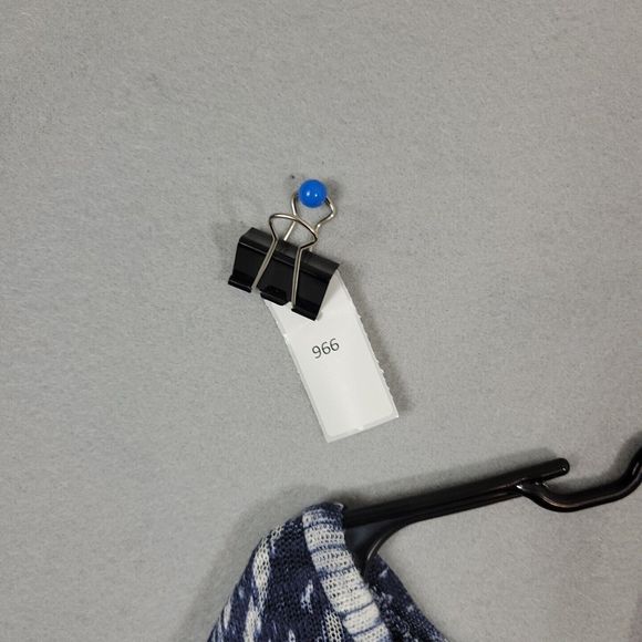 CJ Banks Womens Pullover Blouse Sheer Short Sleeve Blue Plus Size 3X - Picture 10 of 10